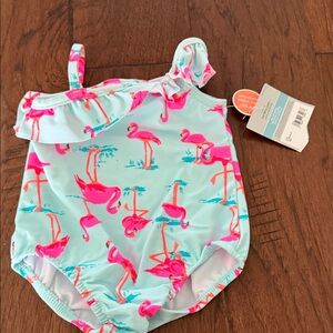 Carter's Pink Flamingo Kids Swim One Piece